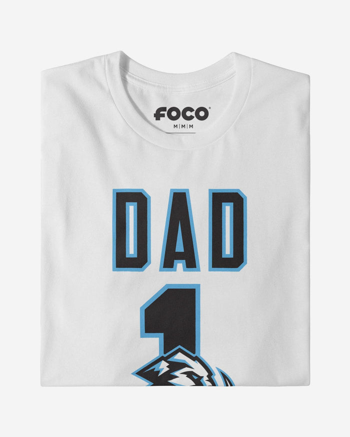 Utah Mammoth Number 1 Dad T-Shirt FOCO S - FOCO.com