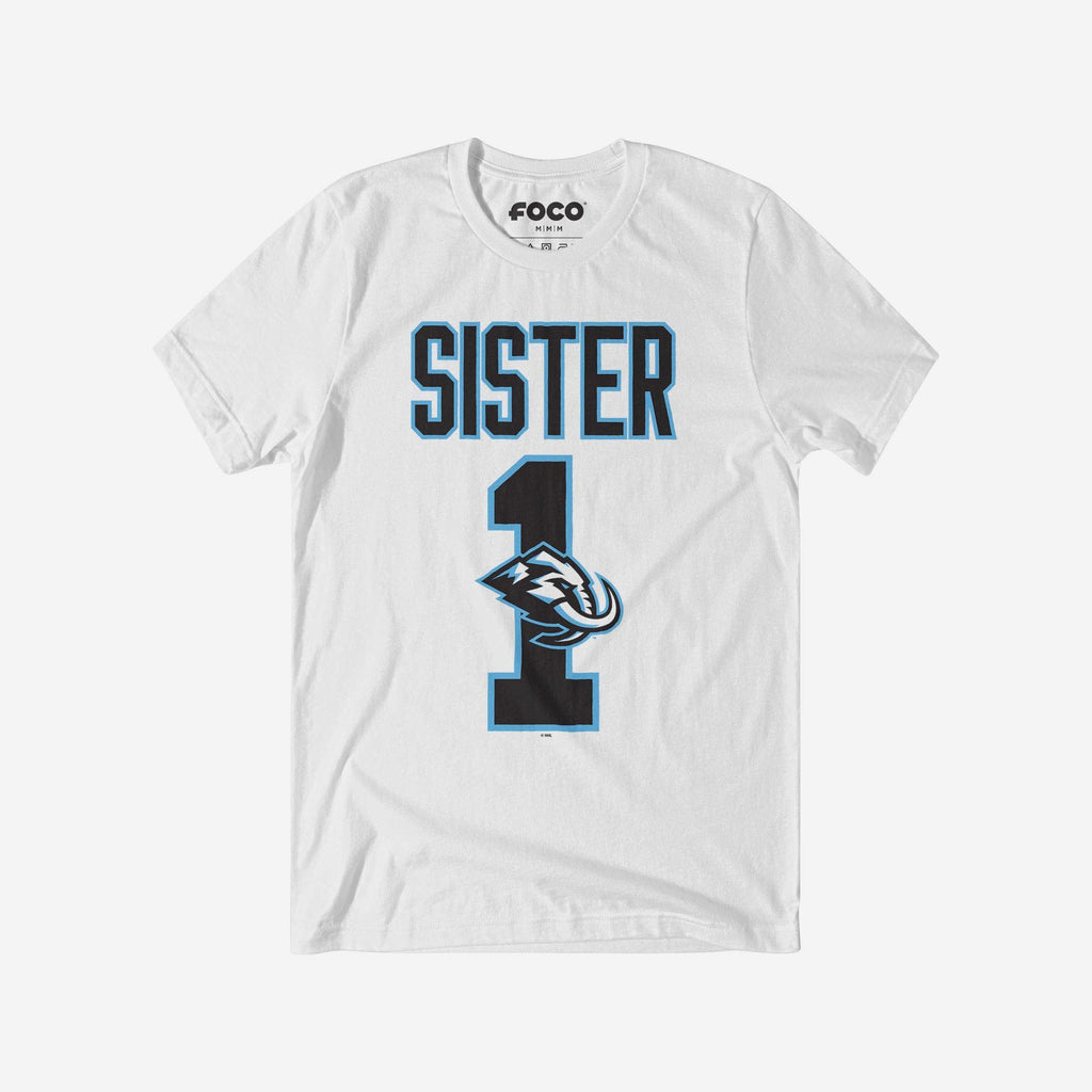 Utah Mammoth Number 1 Sister T-Shirt FOCO S - FOCO.com