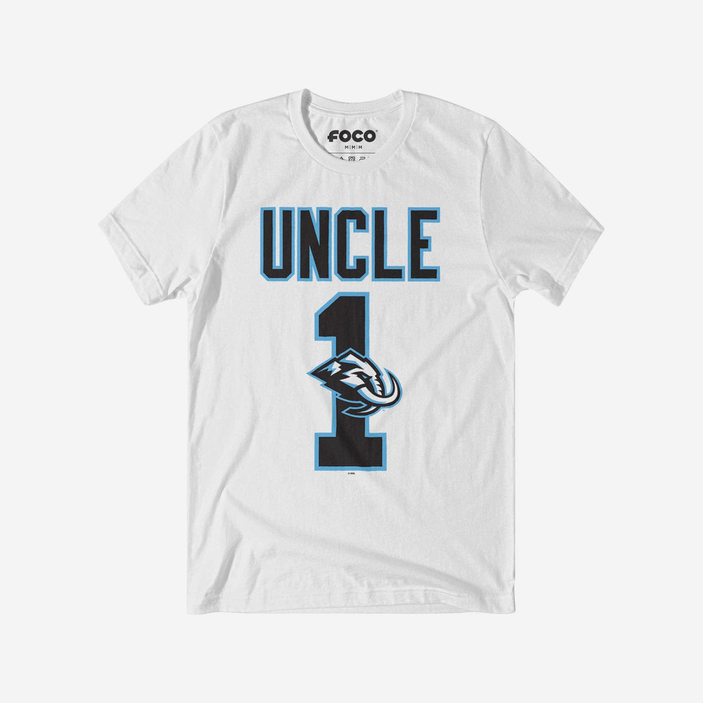 Utah Mammoth Number 1 Uncle T-Shirt FOCO S - FOCO.com