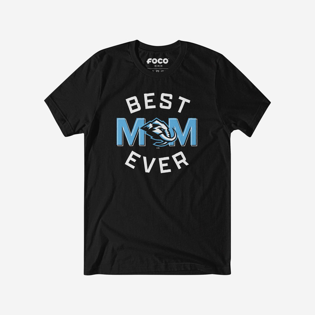 Utah Mammoth Best Mom Ever Arched T-Shirt FOCO S - FOCO.com