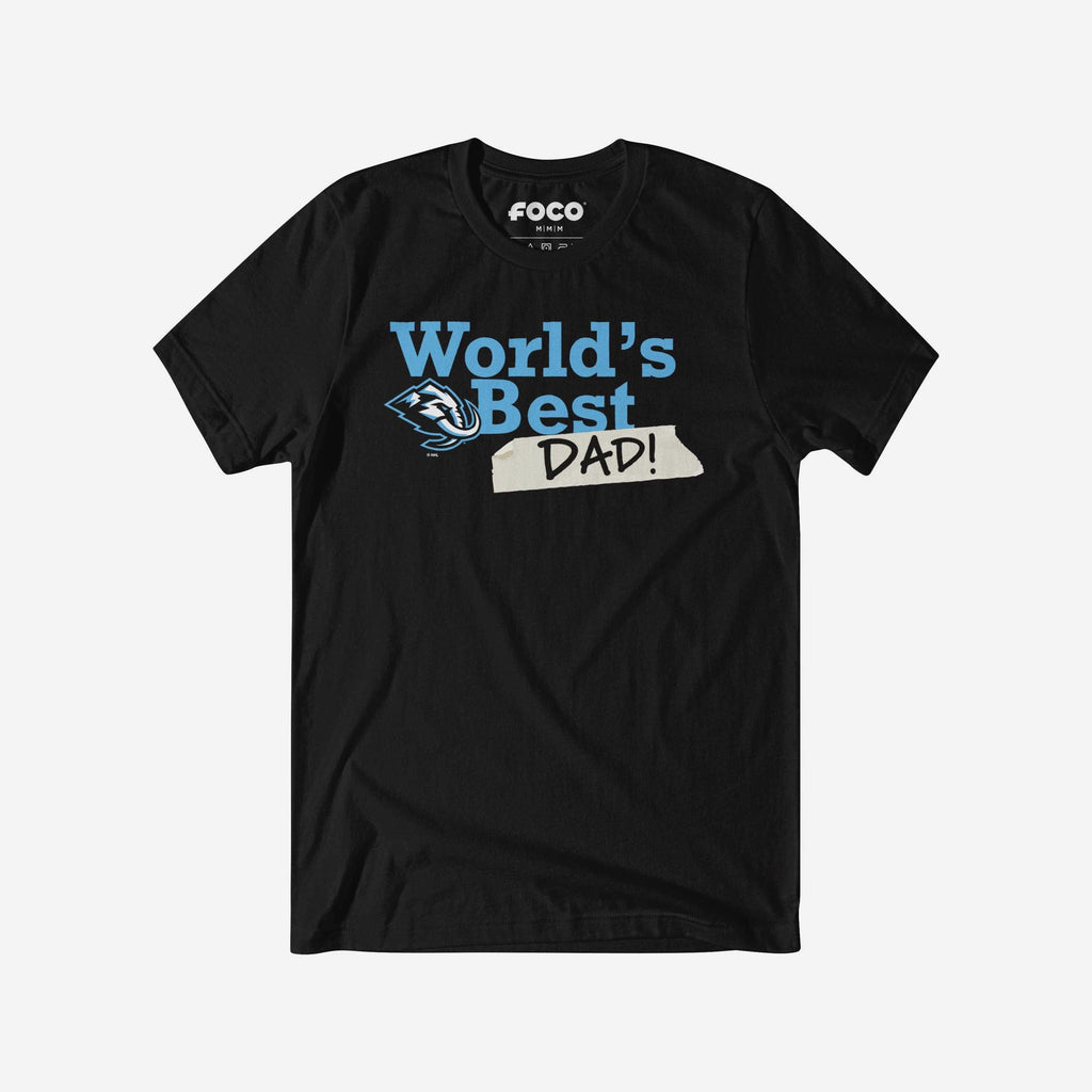 Utah Mammoth World's Best Dad T-Shirt FOCO S - FOCO.com