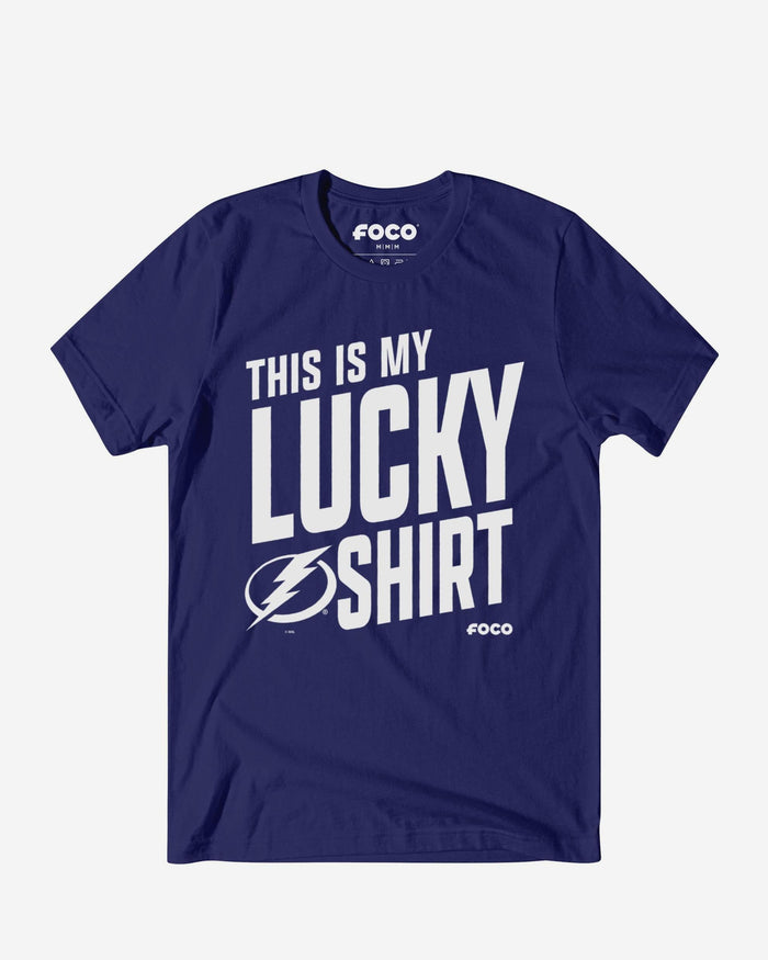 Tampa Bay Lightning This Is My Lucky T-Shirt FOCO S - FOCO.com