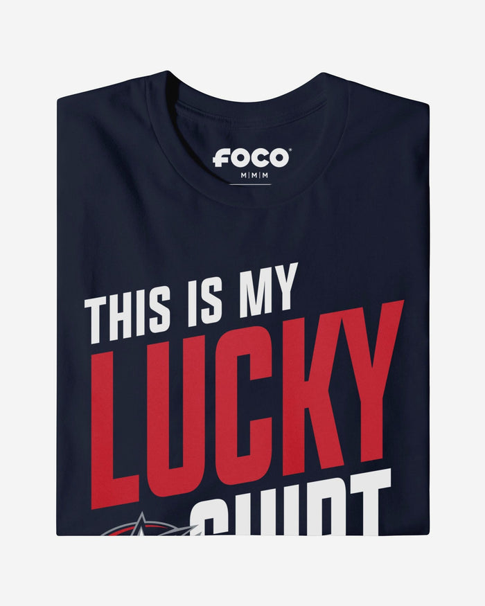 Columbus Blue Jackets This Is My Lucky T-Shirt FOCO S - FOCO.com