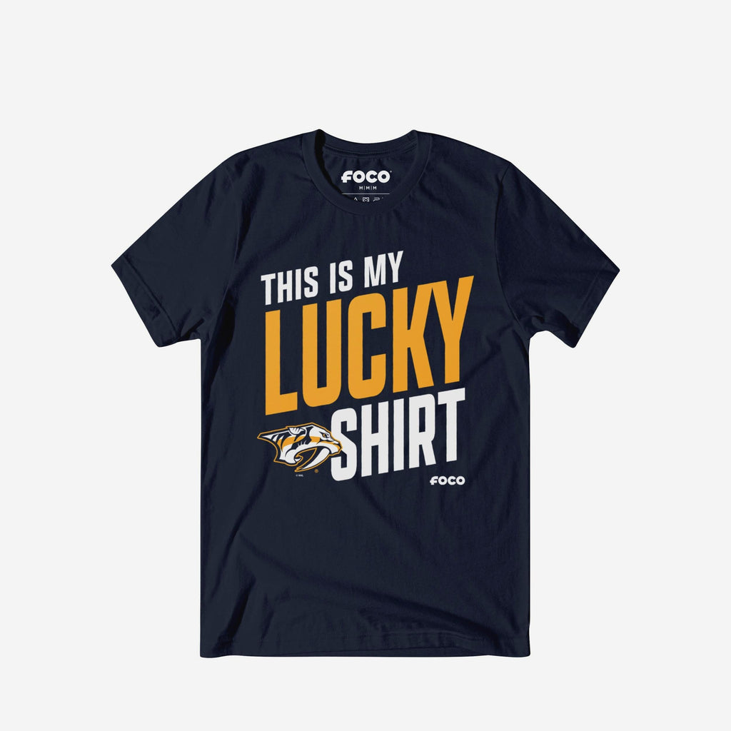 Nashville Predators This Is My Lucky T-Shirt FOCO S - FOCO.com