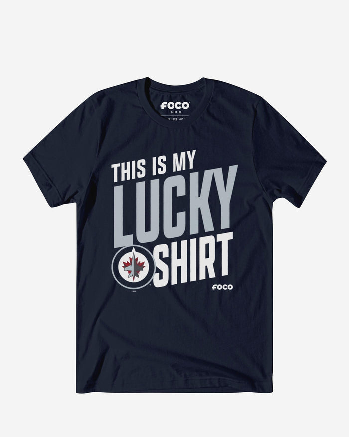 Winnipeg Jets This Is My Lucky T-Shirt FOCO S - FOCO.com