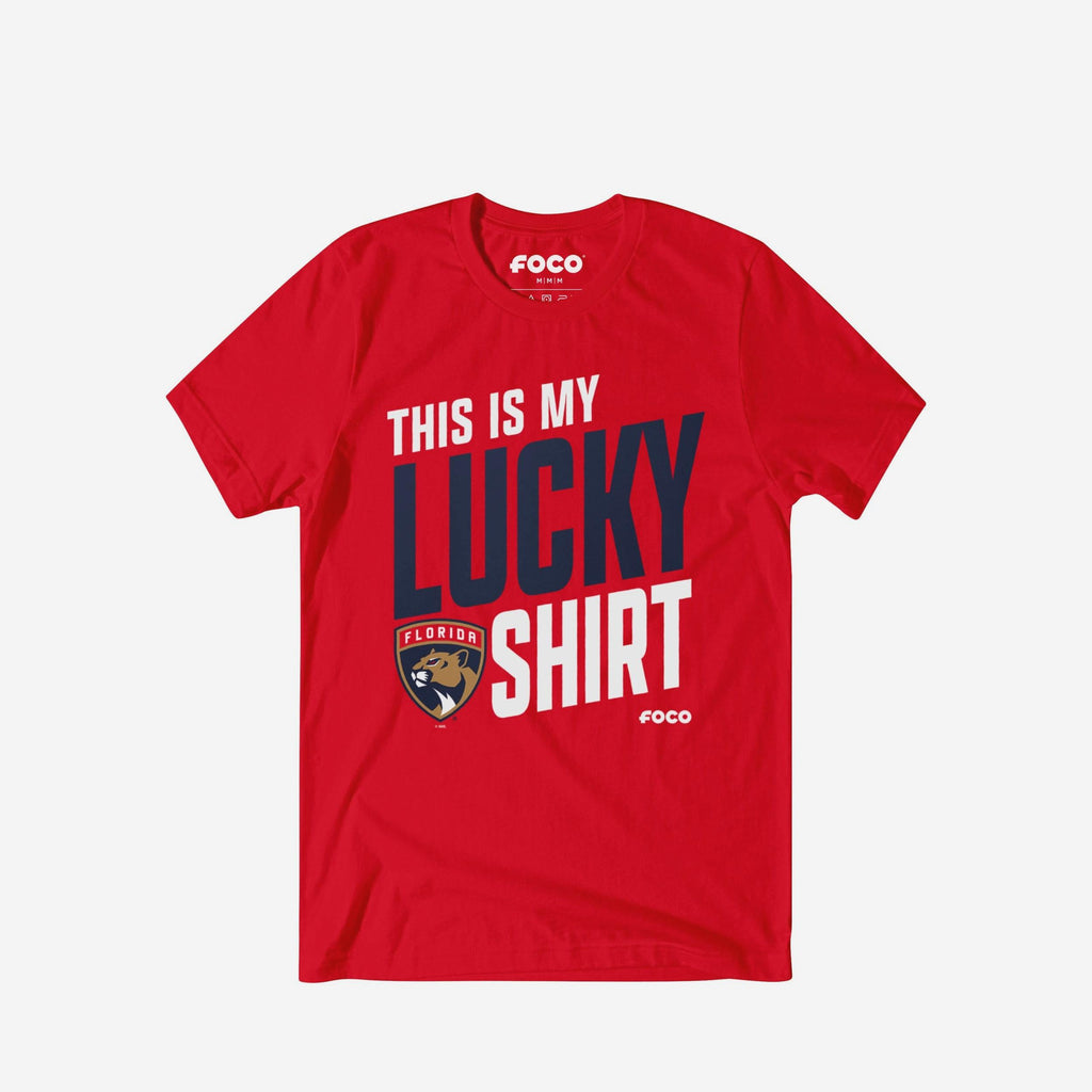 Florida Panthers This Is My Lucky T-Shirt FOCO S - FOCO.com