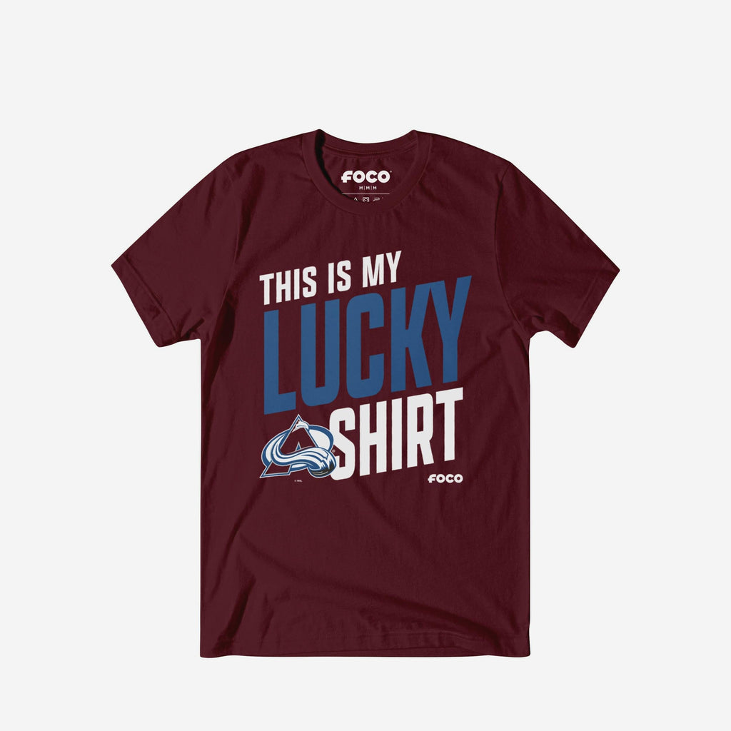 Colorado Avalanche This Is My Lucky T-Shirt FOCO S - FOCO.com