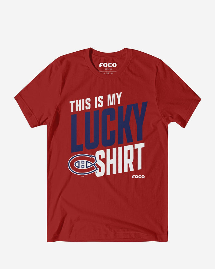 Montreal Canadiens This Is My Lucky T-Shirt FOCO S - FOCO.com
