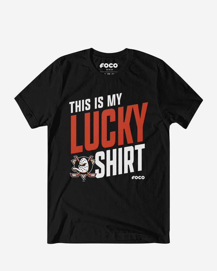 Anaheim Ducks This Is My Lucky T-Shirt FOCO S - FOCO.com