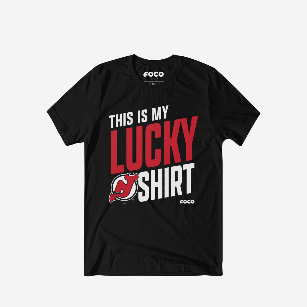 New Jersey Devils This Is My Lucky T-Shirt FOCO S - FOCO.com