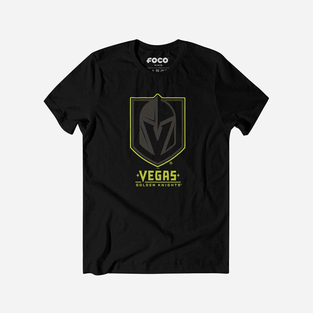 Vegas Golden Knights Highlight Reel T-Shirt FOCO Black/Volt S - FOCO.com