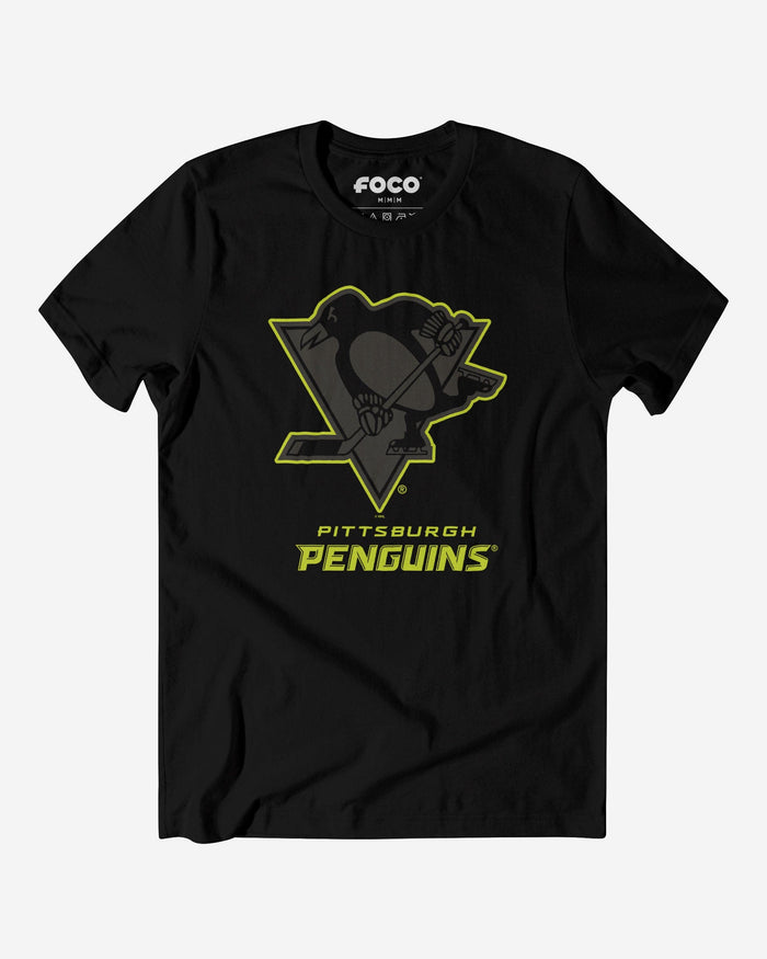 Pittsburgh Penguins Highlight Reel T-Shirt FOCO Black/Volt S - FOCO.com