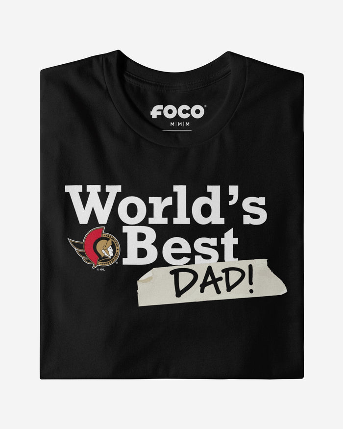 Ottawa Senators World's Best Dad T-Shirt FOCO - FOCO.com