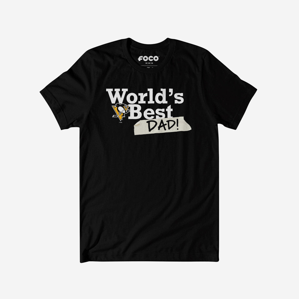 Pittsburgh Penguins World's Best Dad T-Shirt FOCO S - FOCO.com