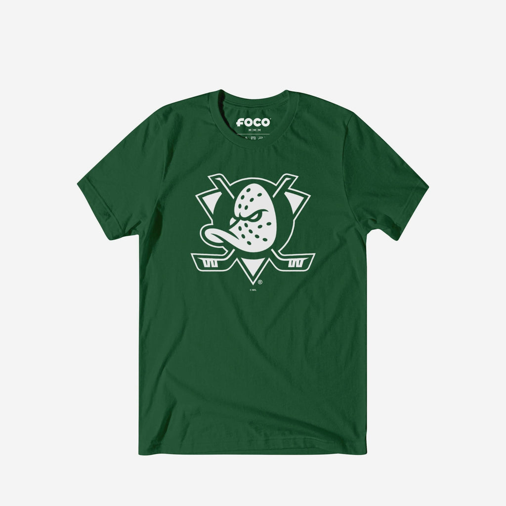 Anaheim Ducks White Logo T-Shirt FOCO S - FOCO.com