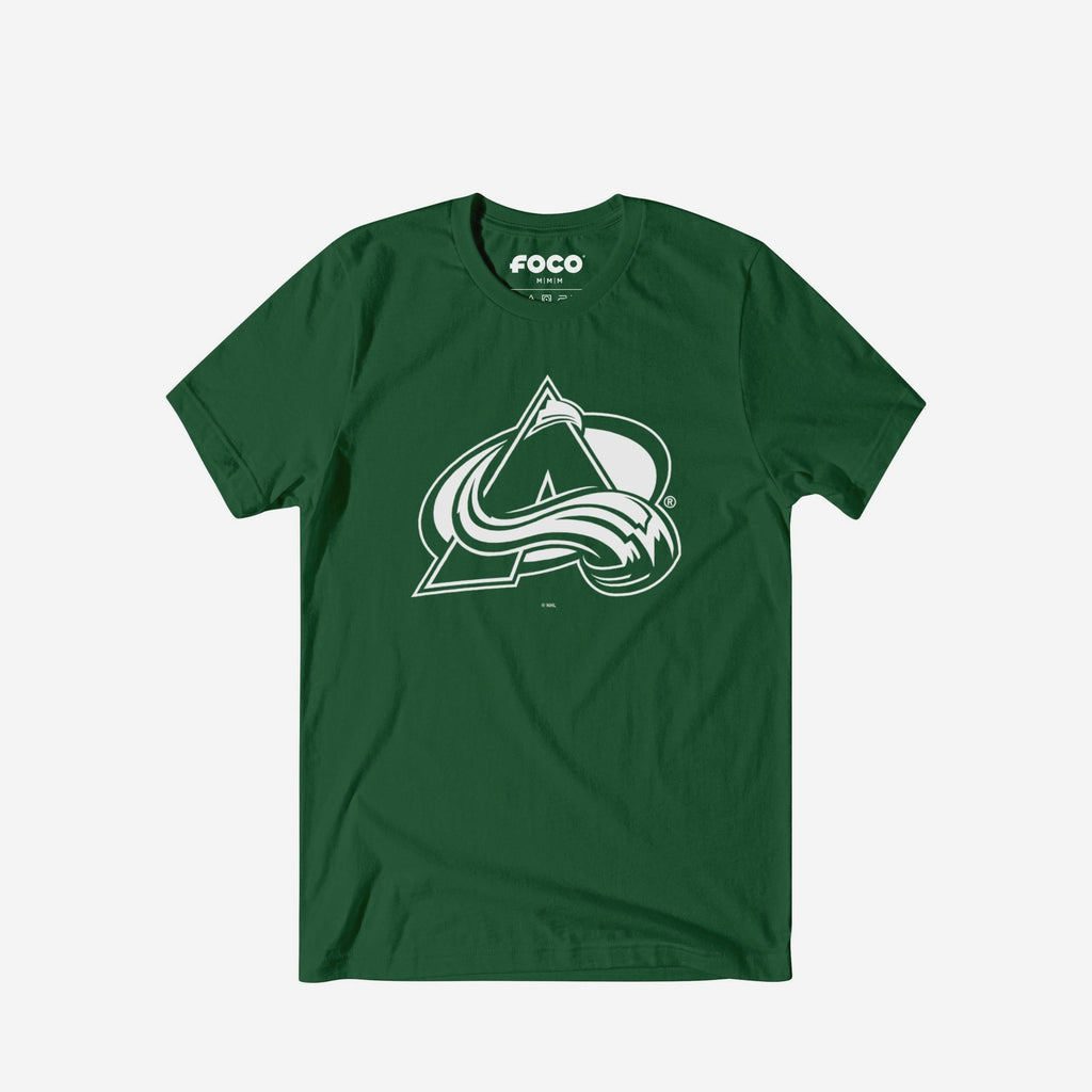 Colorado Avalanche White Logo T-Shirt FOCO S - FOCO.com