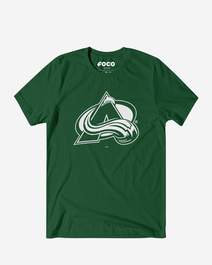 Colorado Avalanche White Logo T-Shirt FOCO S - FOCO.com