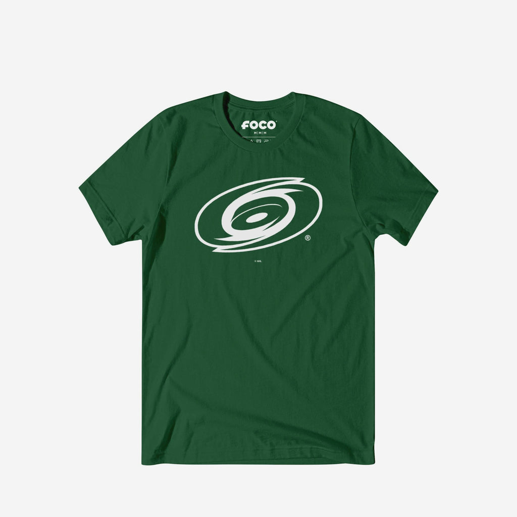 Carolina Hurricanes White Logo T-Shirt FOCO S - FOCO.com