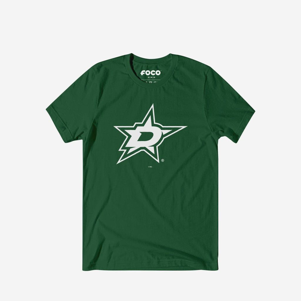 Dallas Stars White Logo T-Shirt FOCO S - FOCO.com