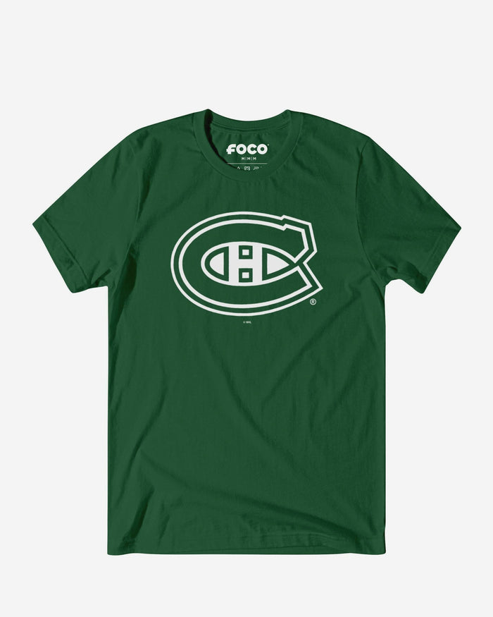 Montreal Canadiens White Logo T-Shirt FOCO S - FOCO.com