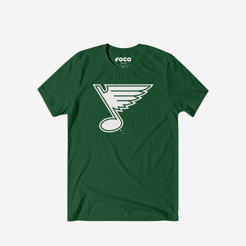 St Louis Blues White Logo T-Shirt FOCO S - FOCO.com