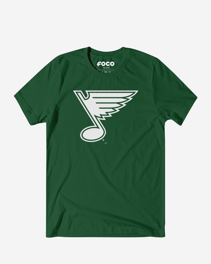 St Louis Blues White Logo T-Shirt FOCO S - FOCO.com