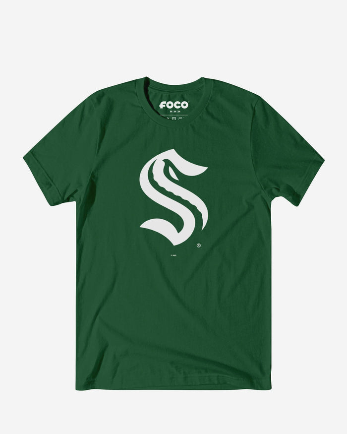 Seattle Kraken White Logo T-Shirt FOCO S - FOCO.com