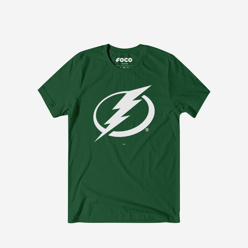 Tampa Bay Lightning White Logo T-Shirt FOCO S - FOCO.com