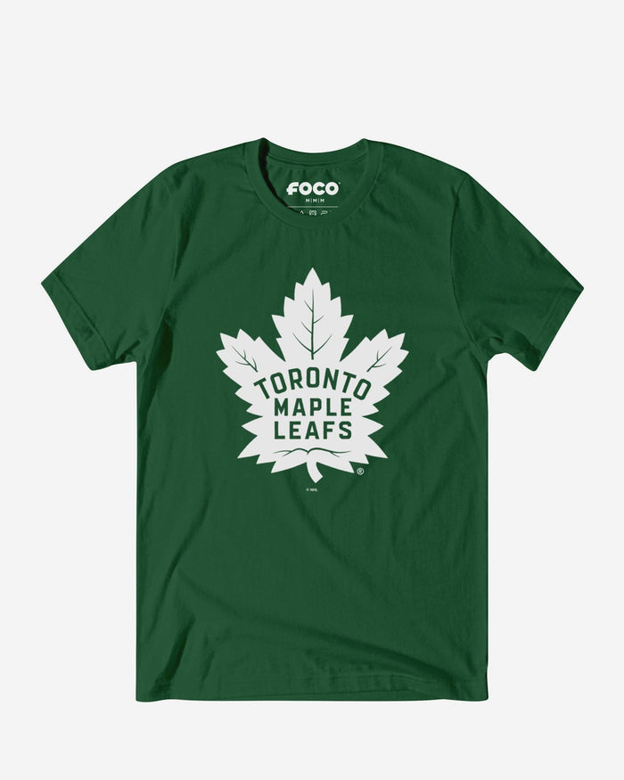 Toronto Maple Leafs White Logo T-Shirt FOCO S - FOCO.com
