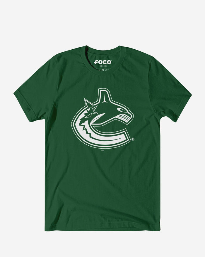 Vancouver Canucks White Logo T-Shirt FOCO S - FOCO.com
