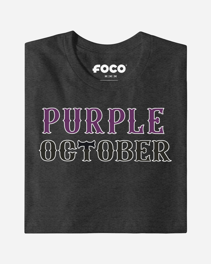 New York Purple October T-Shirt FOCO - FOCO.com