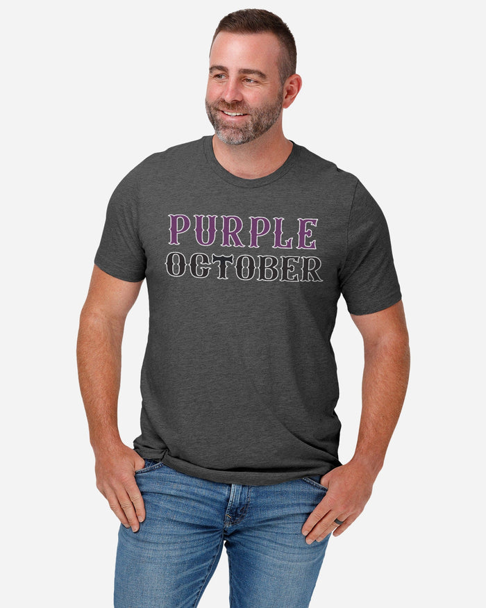 New York Purple October T-Shirt FOCO - FOCO.com