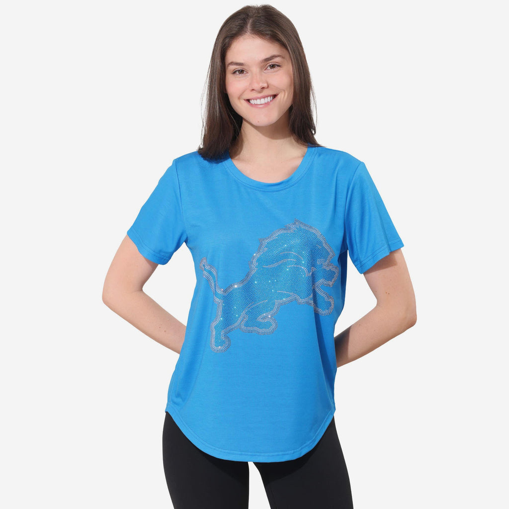 Detroit Lions Rhinestone Tunic Top FOCO S - FOCO.com