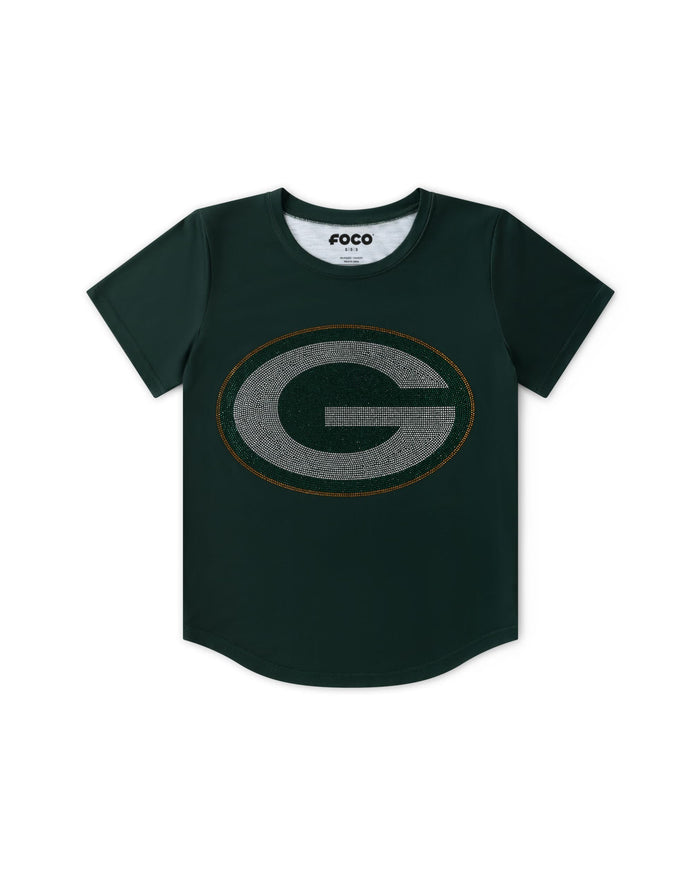 Green Bay Packers Rhinestone Tunic Top