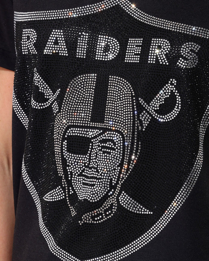 Las Vegas Raiders Rhinestone Tunic Top