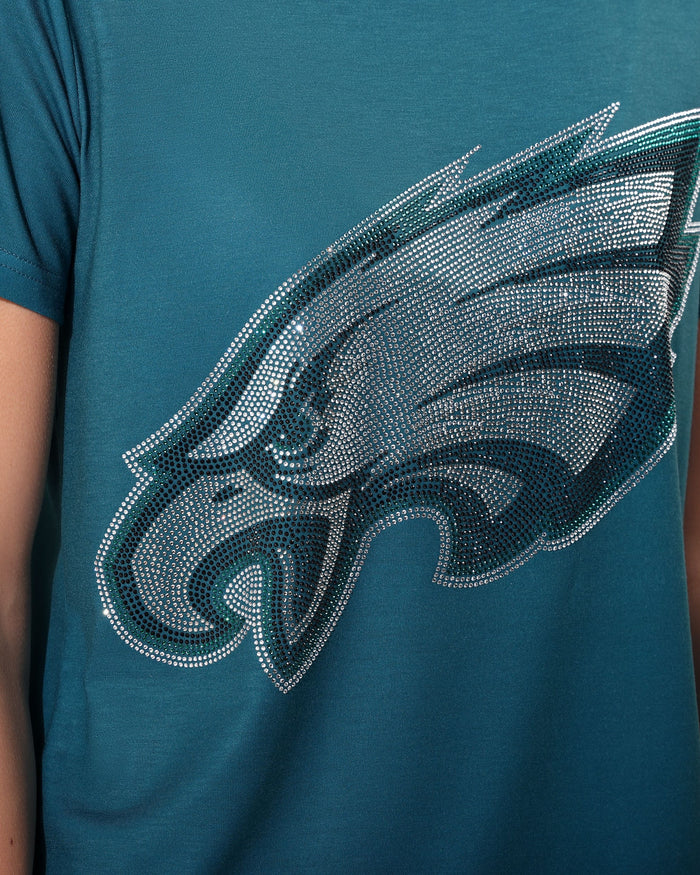 Philadelphia Eagles Rhinestone Tunic Top