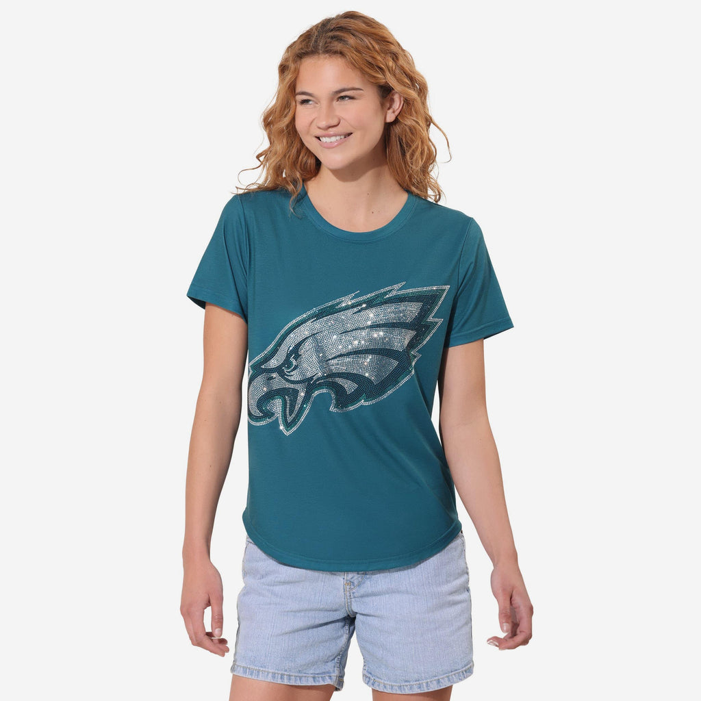 Philadelphia Eagles Rhinestone Tunic Top FOCO S - FOCO.com