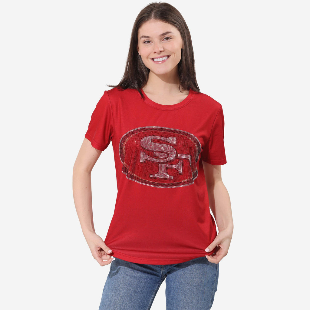 San Francisco 49ers Rhinestone Tunic Top FOCO S - FOCO.com