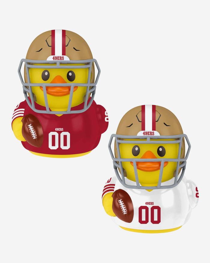 San Francisco 49ers 2 Pack Vinyl Ducks FOCO - FOCO.com