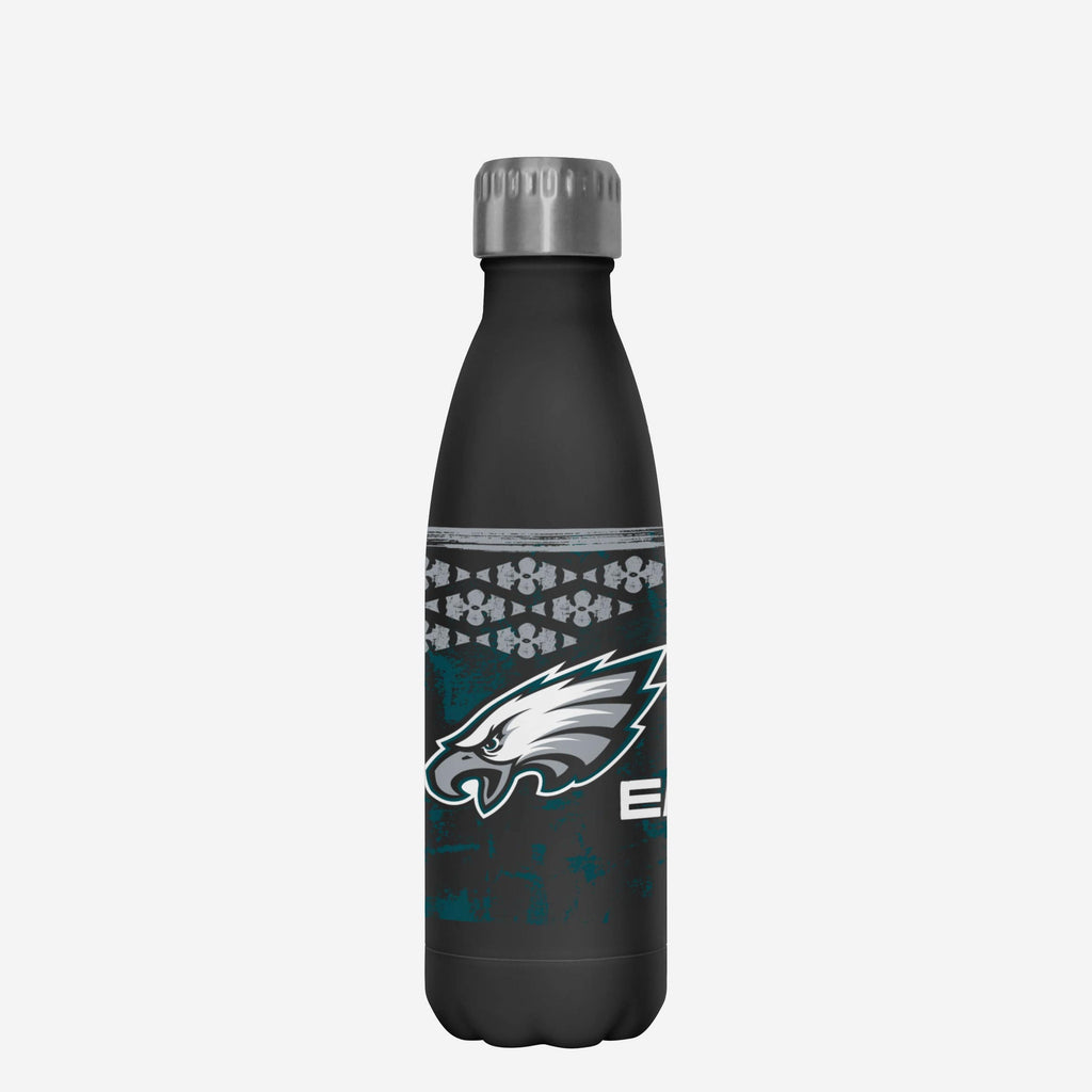 Philadelphia Eagles Super Bowl LIX Fly Eagles Fly Black 17 oz Stainless Steel Bottle FOCO - FOCO.com