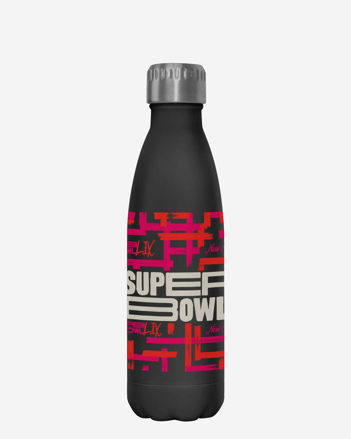 Super Bowl LIX Black 17 oz Stainless Steel Bottle FOCO - FOCO.com