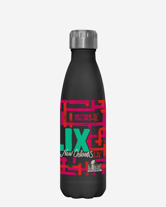 Super Bowl LIX Black 17 oz Stainless Steel Bottle FOCO - FOCO.com