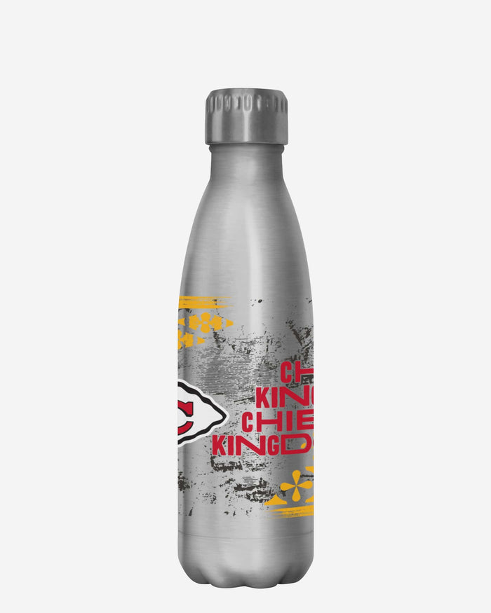 Kansas City Chiefs Super Bowl LIX Chiefs Kingdom Silver 17 oz Stainless Steel Bottle FOCO - FOCO.com