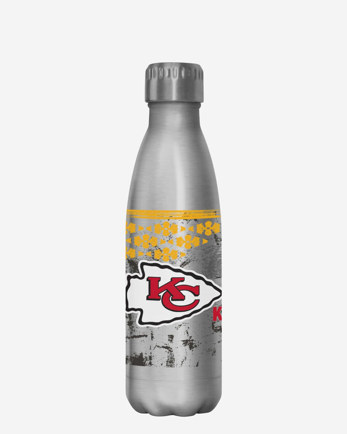 Kansas City Chiefs Super Bowl LIX Chiefs Kingdom Silver 17 oz Stainless Steel Bottle FOCO - FOCO.com