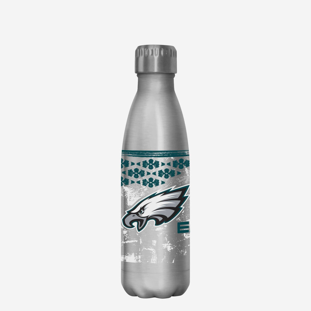 Philadelphia Eagles Super Bowl LIX Fly Eagles Fly Silver 17 oz Stainless Steel Bottle FOCO - FOCO.com