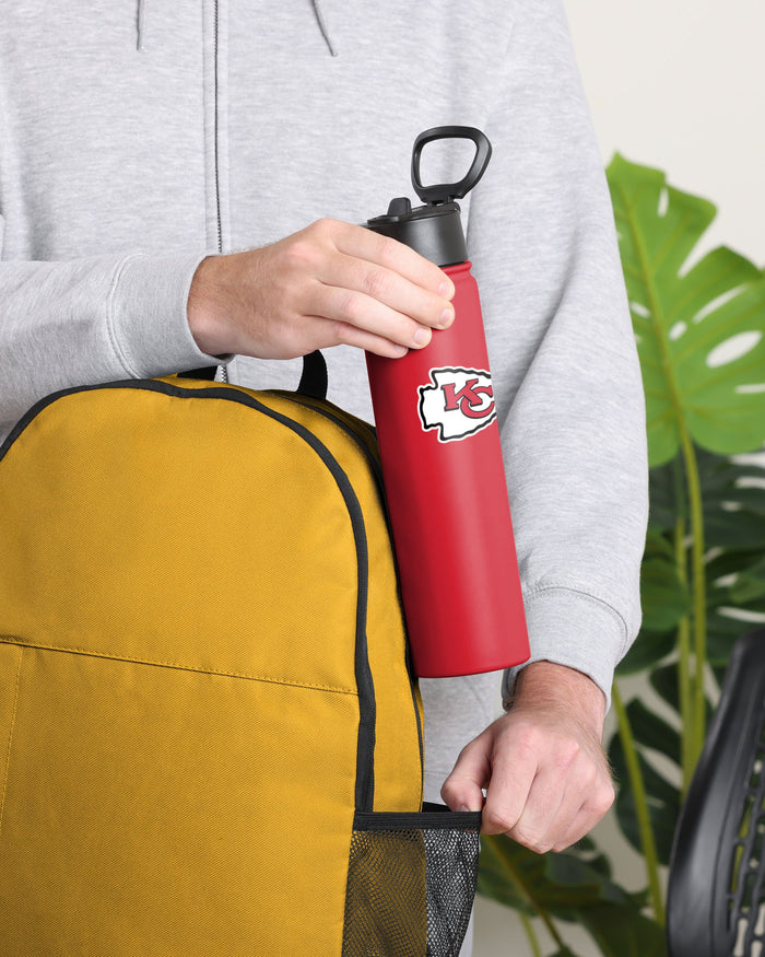 Kansas City Chiefs Team Color Insulated Bottle FOCO - FOCO.com