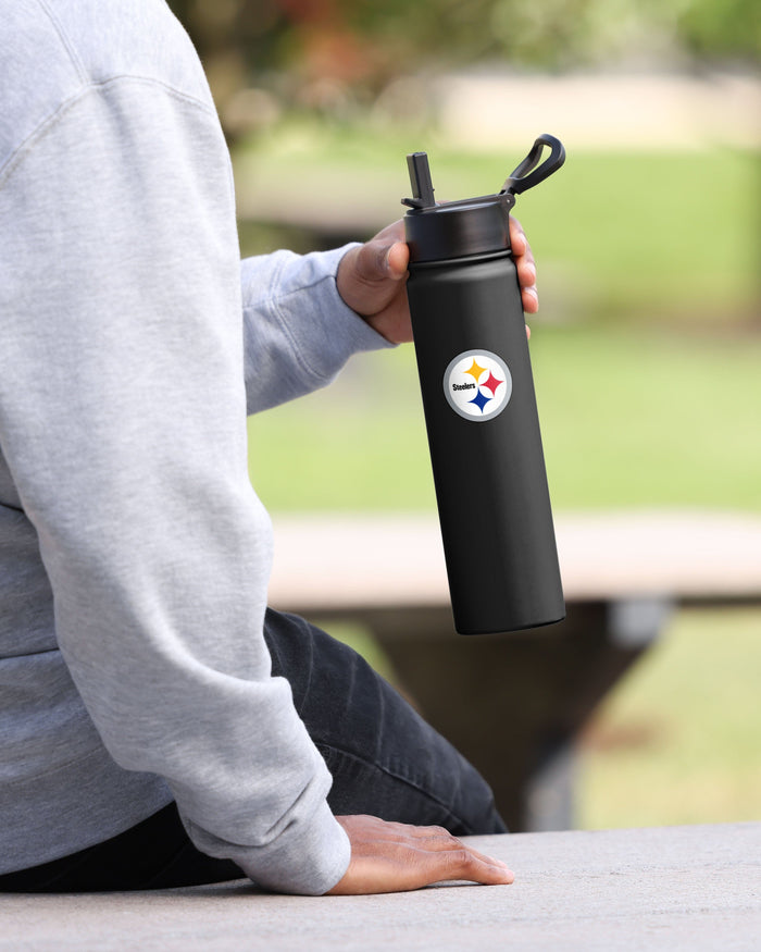 Pittsburgh Steelers Team Color Insulated Bottle FOCO - FOCO.com