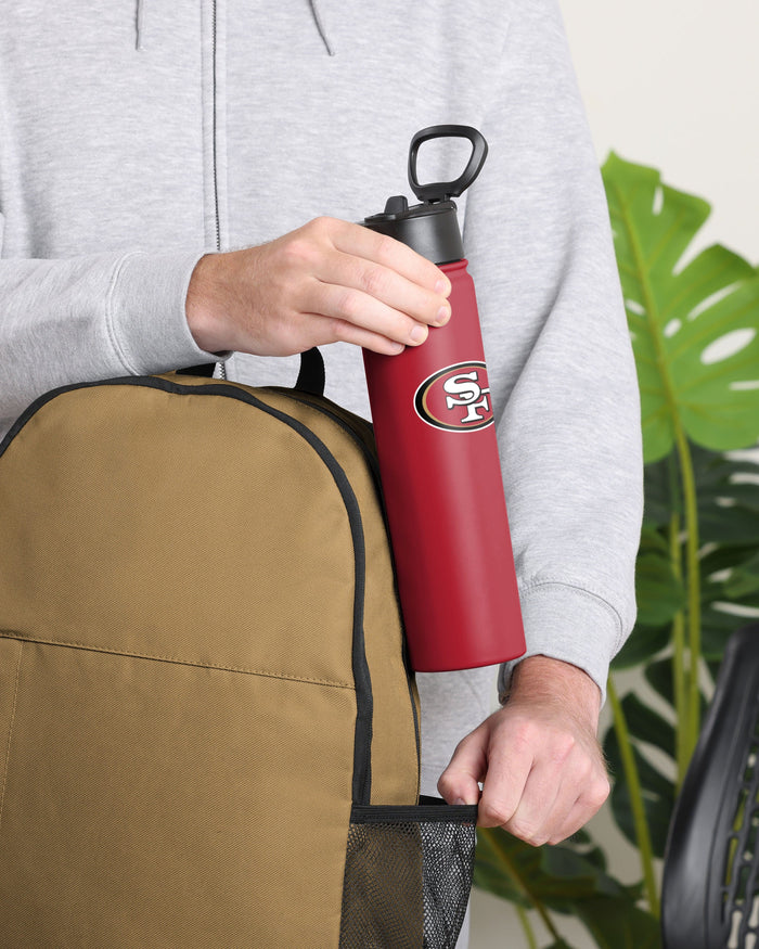 San Francisco 49ers Team Color Insulated Bottle FOCO - FOCO.com
