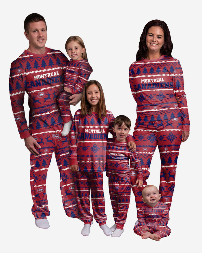 Montreal Canadiens Toddler Family Holiday Pajamas FOCO - FOCO.com