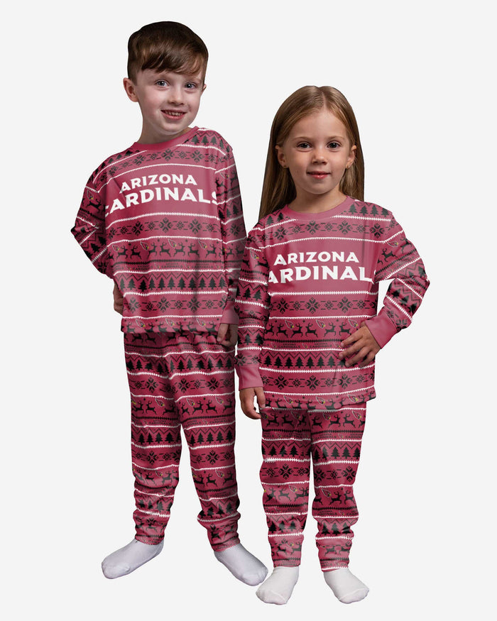 Arizona Cardinals Toddler Family Holiday Pajamas FOCO 2T - FOCO.com